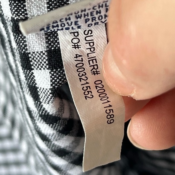 Ralph Lauren Men’s 100% Cotton Thick Black & White Plaid Button Down SIZE XL - Picture 6 of 6